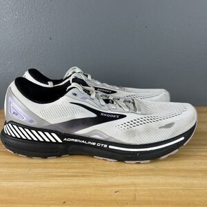 Brooks Womens Adrenaline GTS 23 1203811D039 Gray Running Sneakers Sz 11.5 D WIDE